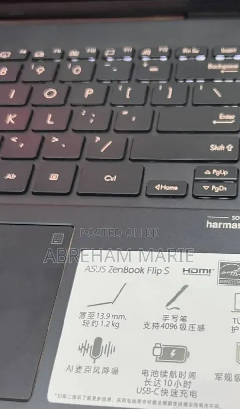 New Laptop Asus Zenbook Flip 13 UX363 16GB Intel Core i7 SSD 512GB