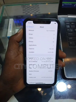 New Apple iPhone X 256 GB Black