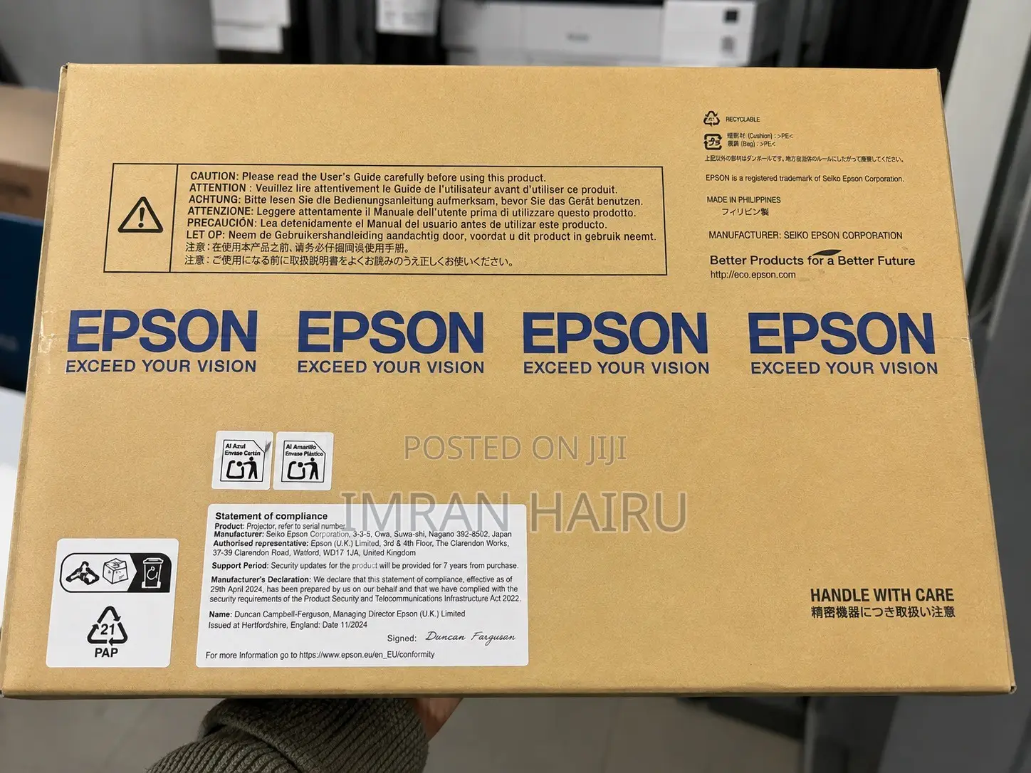Epson W01 Projector ( Co- W01 )
