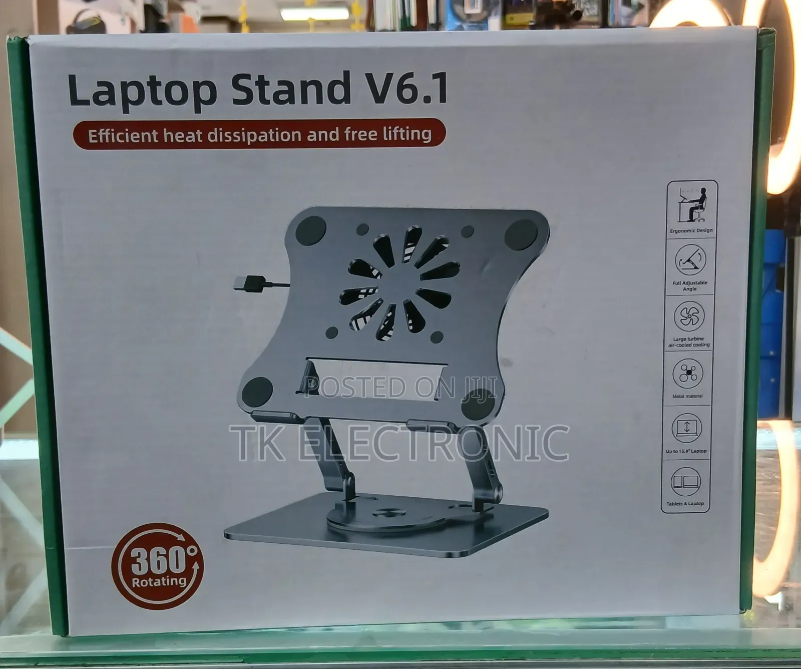 Laptop Stand With Fan ( Cooler)