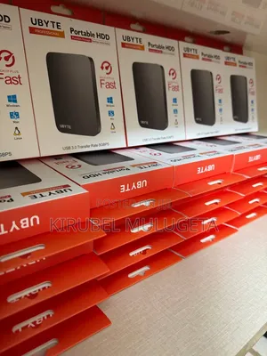 በብዛት ለሚረከብ ቅናሽ አለ Ubyte 1TB External Hard Drive Premium Aluminum Build