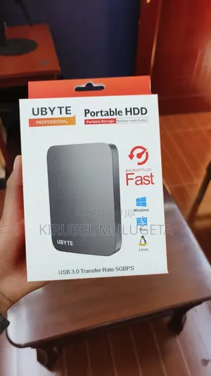በብዛት ለሚረከብ ቅናሽ አለ Ubyte 1TB External Hard Drive Premium Aluminum Build