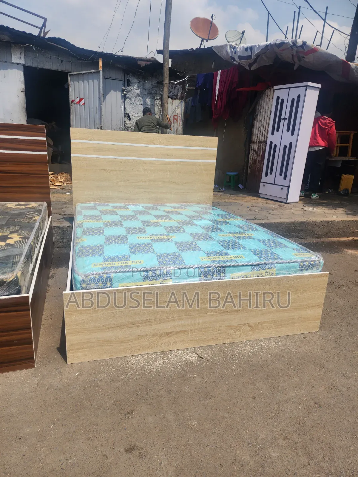 1.50m Bed With Mattresses