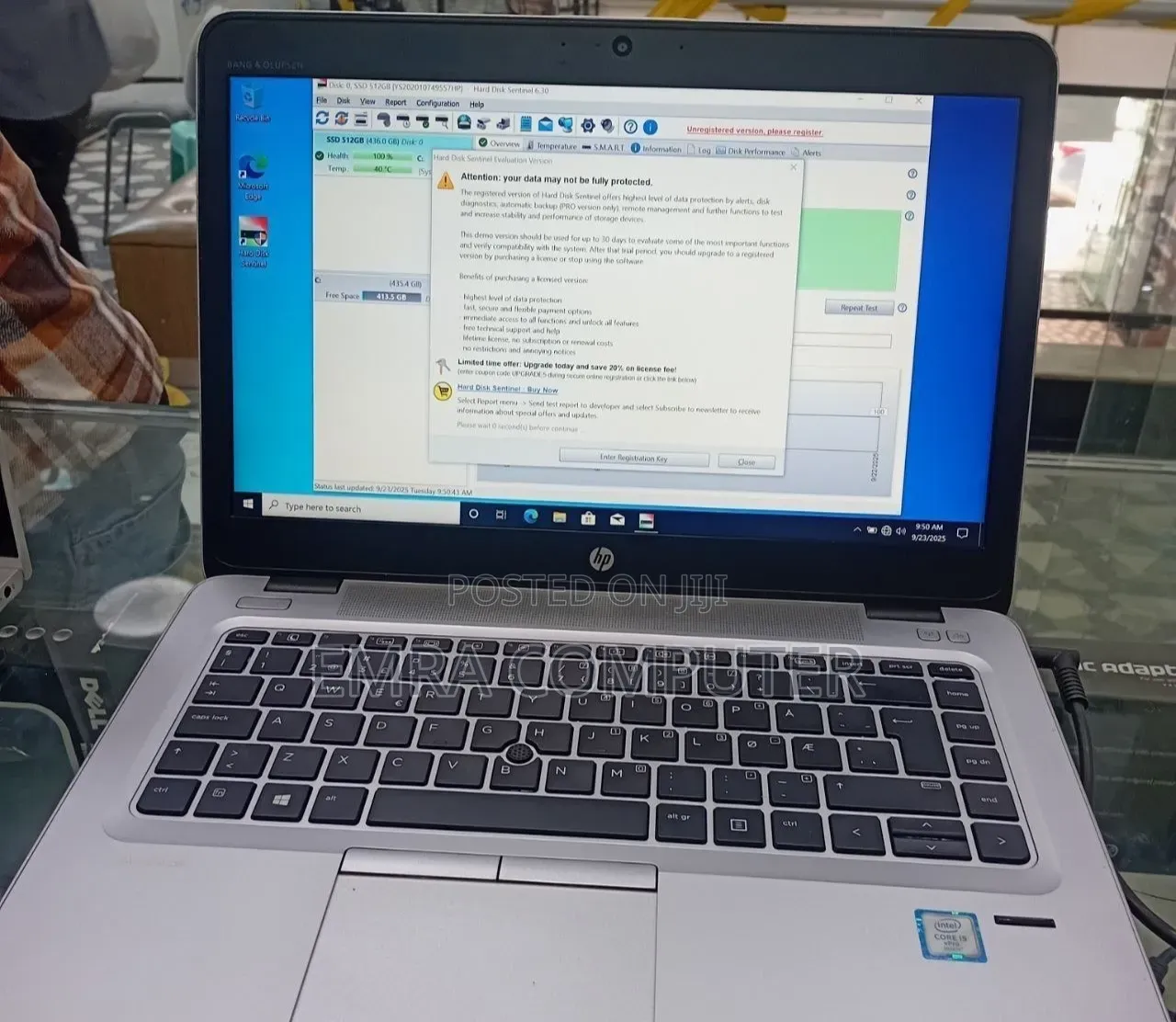 New Laptop HP EliteBook 840 G3 8GB Intel Core i5 SSD 256GB