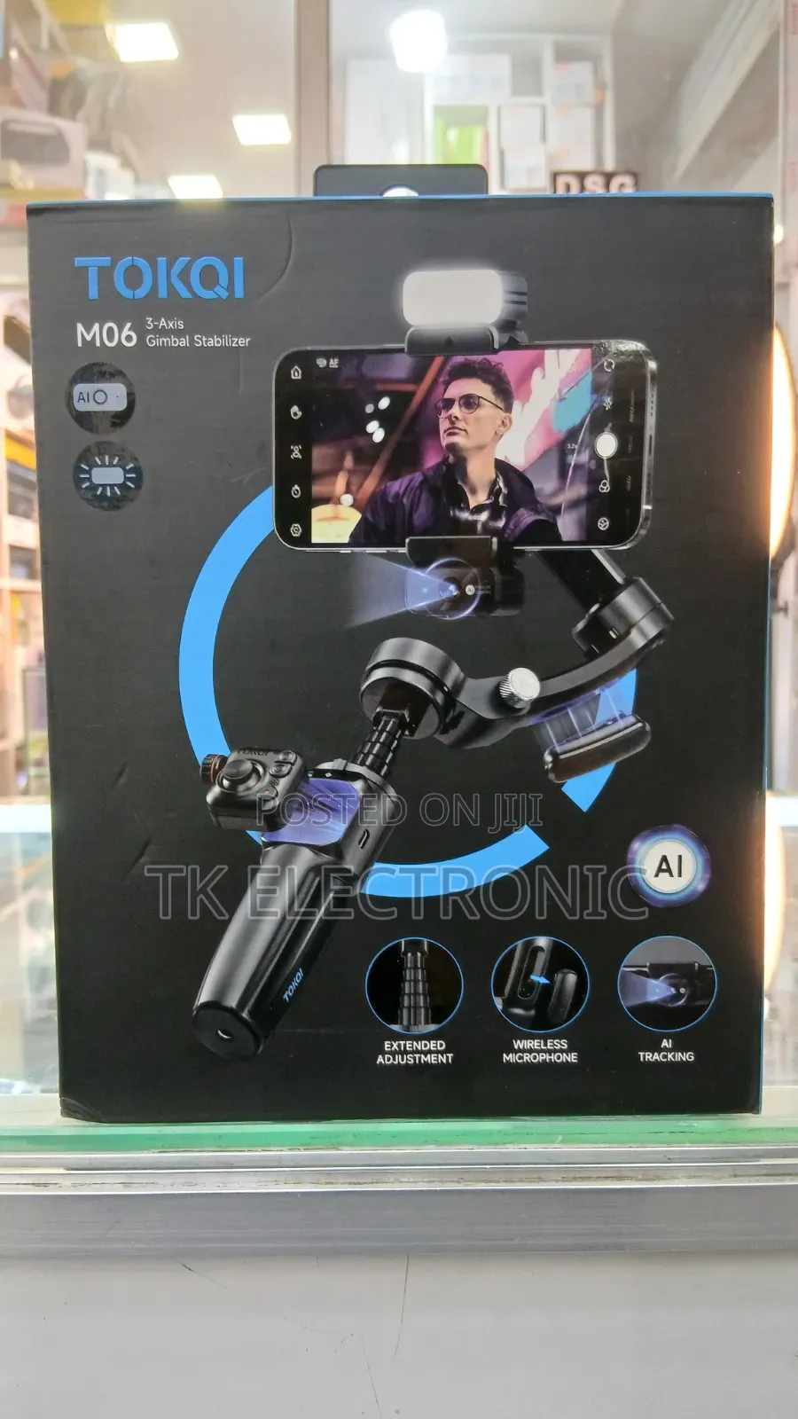 TOKQI M06, 3 Axis Gimbal Stabilizer