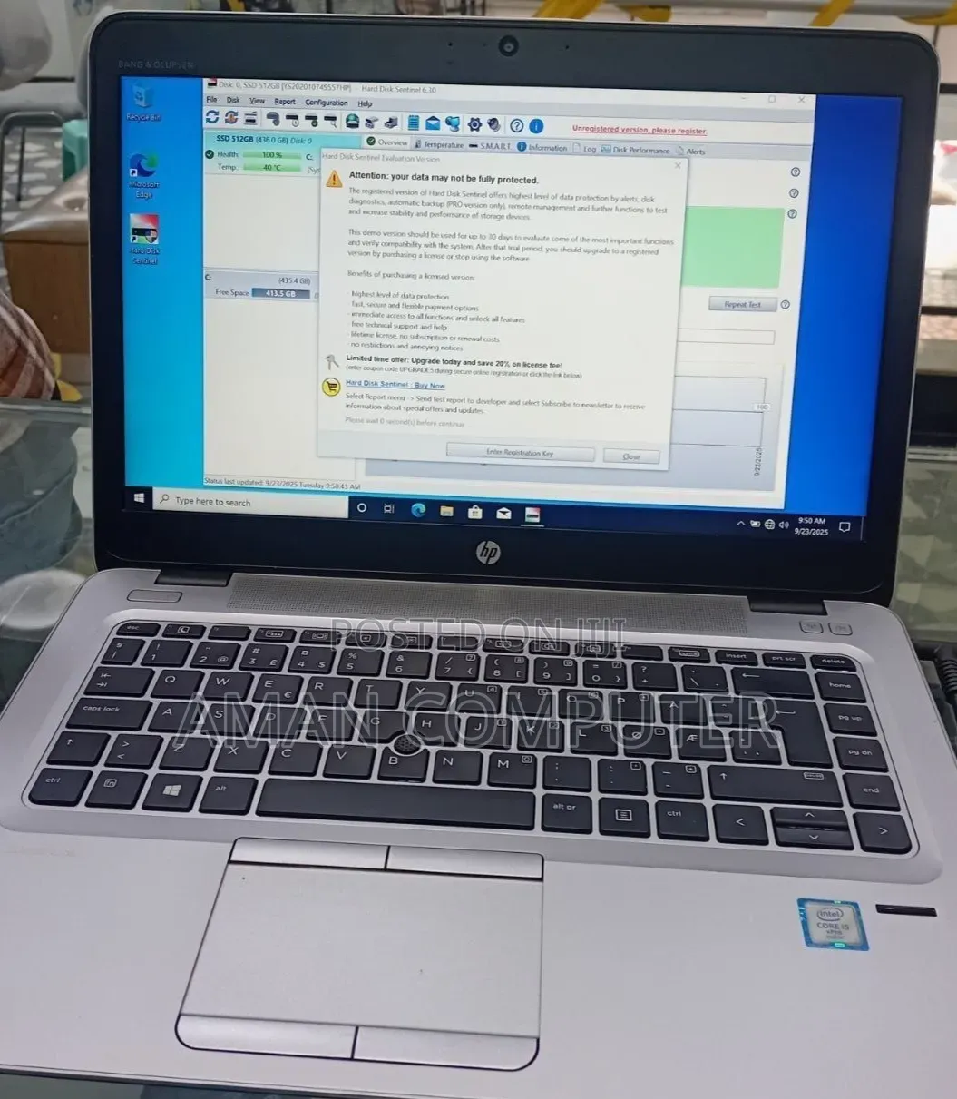 New Laptop HP EliteBook 840 G3 8GB Intel Core i5 SSD 256GB
