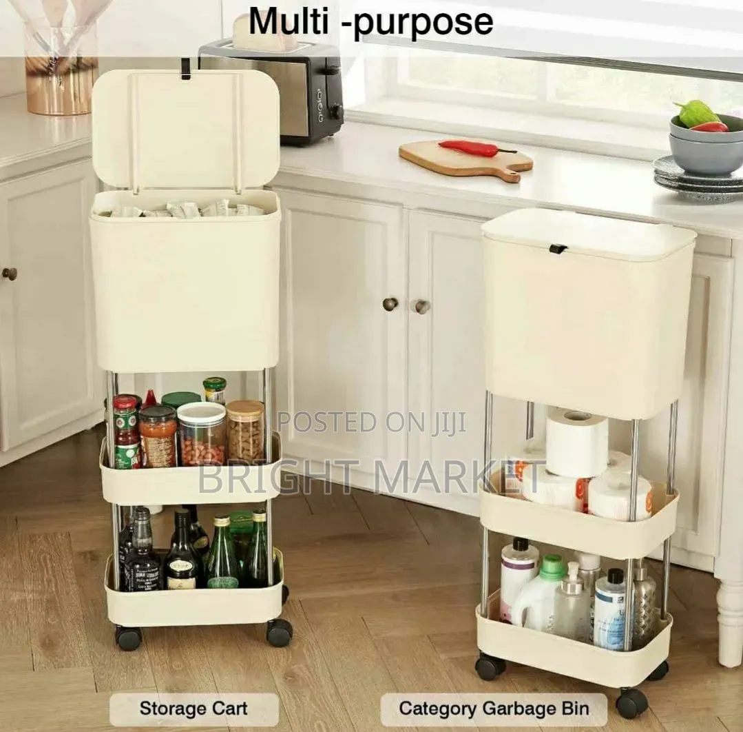 Multipurpose Kichen Storage & Trash እቃ ማስቀመጫ እና ቆሻሻ ማጠራቀሚያ