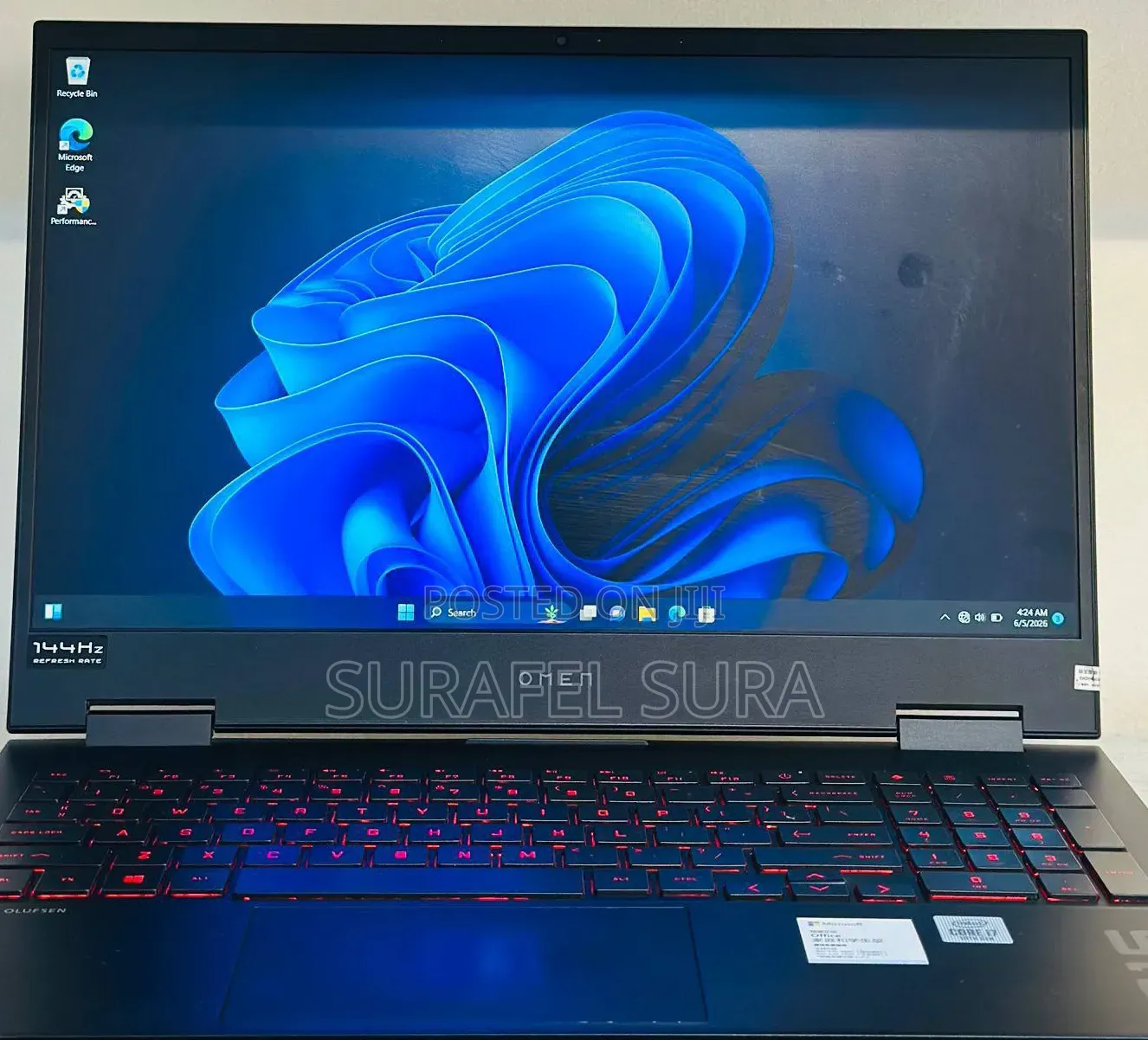 New Laptop HP Omen 15 16GB Intel Core i7 SSD 512GB