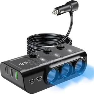 ⚡ Earldom CS4 120W Multi-Port in-Car Charger Splitter 🚗💨
