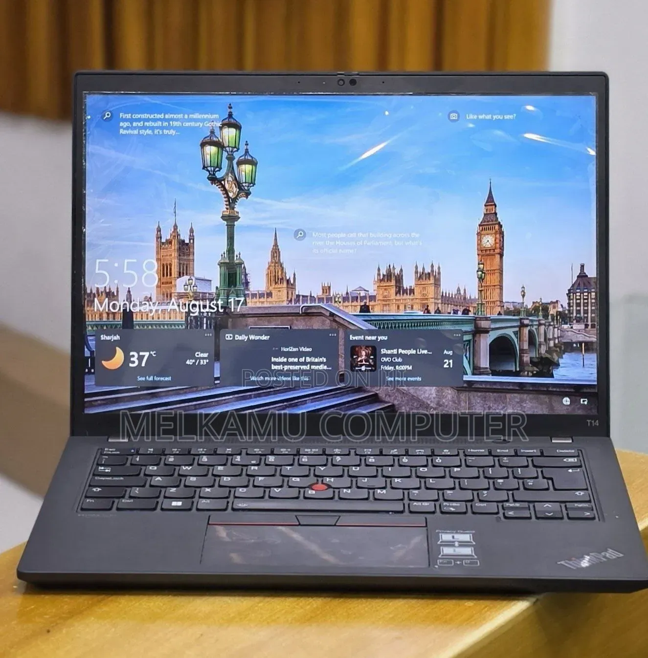 New Laptop Lenovo ThinkPad T14 G3 16GB Intel Core i7 SSD 512GB