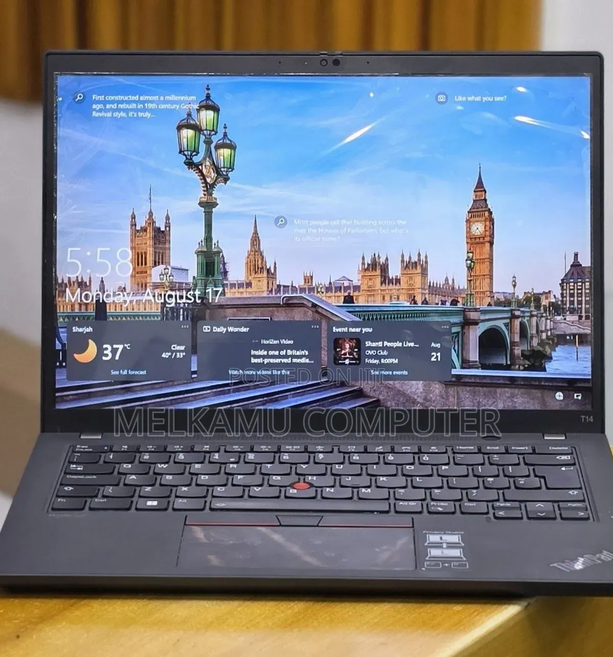 New Laptop Lenovo ThinkPad T14 G3 16GB Intel Core i7 SSD 512GB