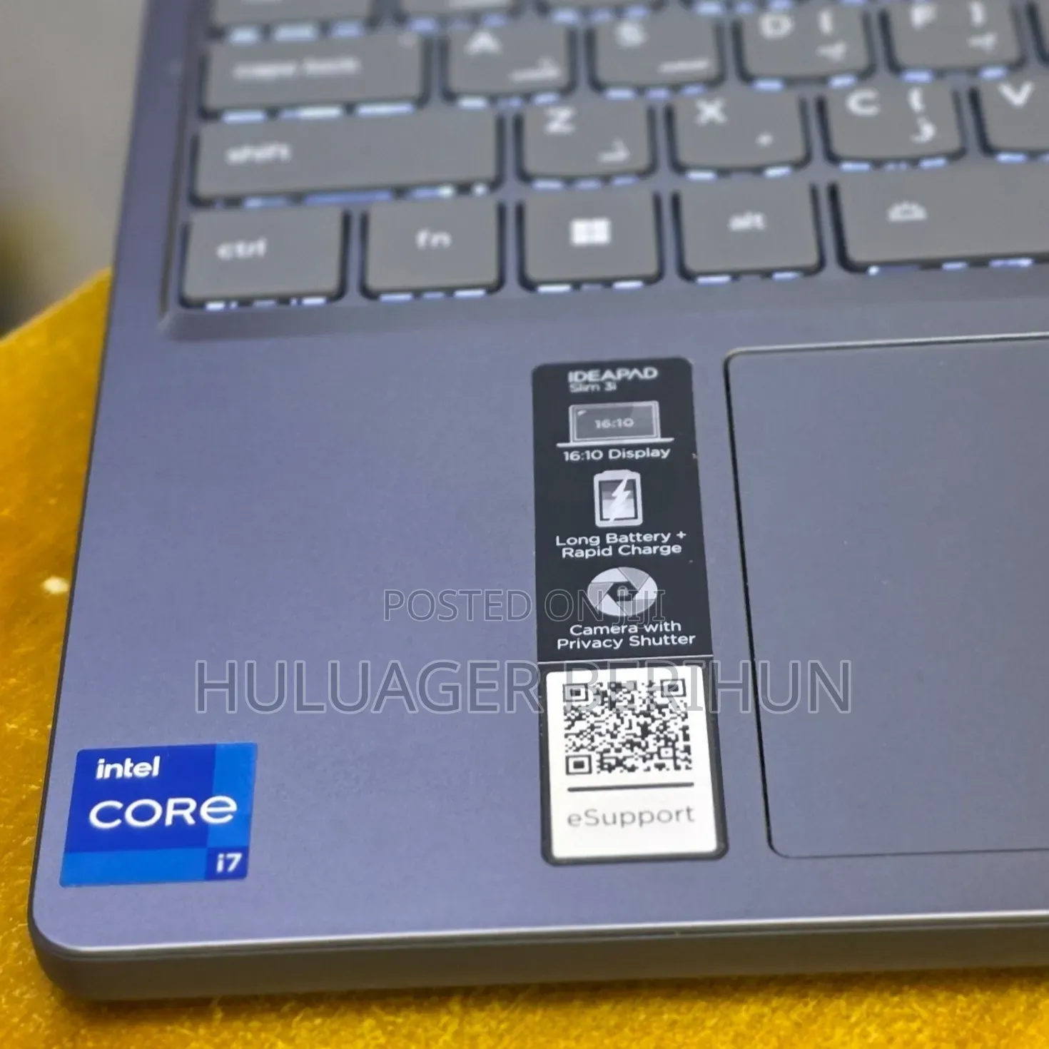 New Laptop Lenovo Ideapad 3 16GB Intel Core i7 SSD 512GB