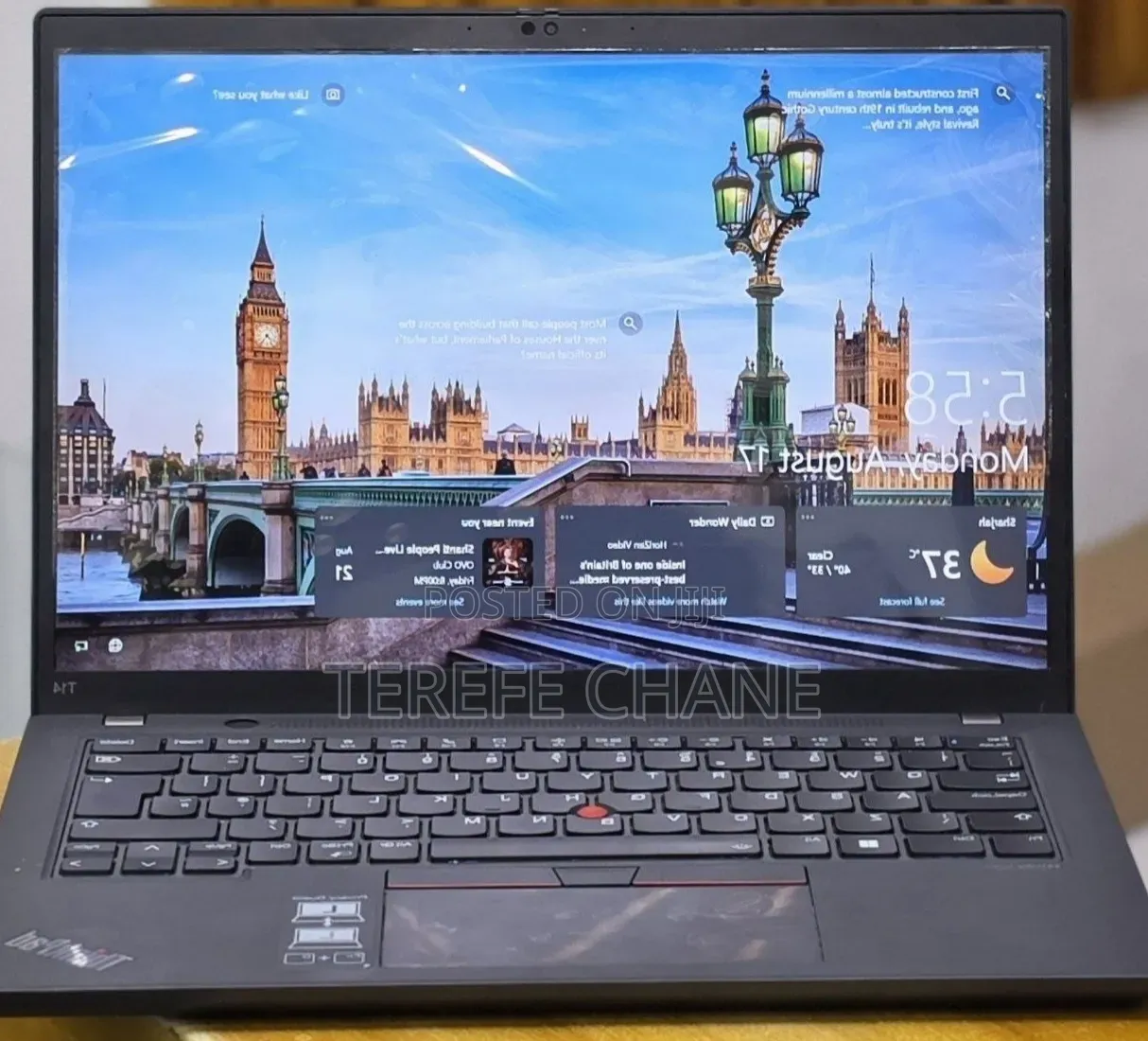 New Laptop Lenovo ThinkPad T14 G3 16GB Intel Core i7 SSD 512GB
