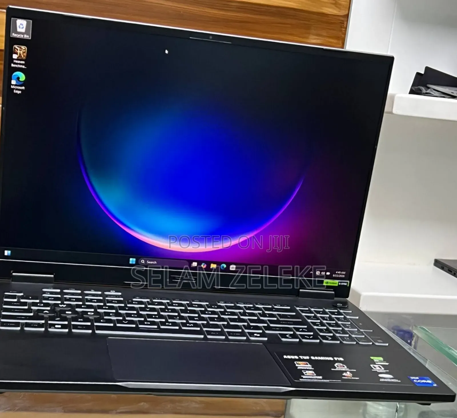 New Laptop Asus TUF Gaming F16 16GB Intel Core i7 SSD 1T
