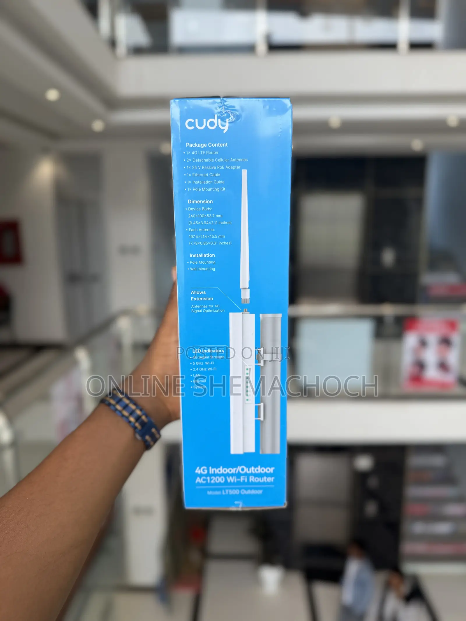 Cudy Indoor/Outdoor Dual Band AC1200 WiFi Router (Gigabytes Router )