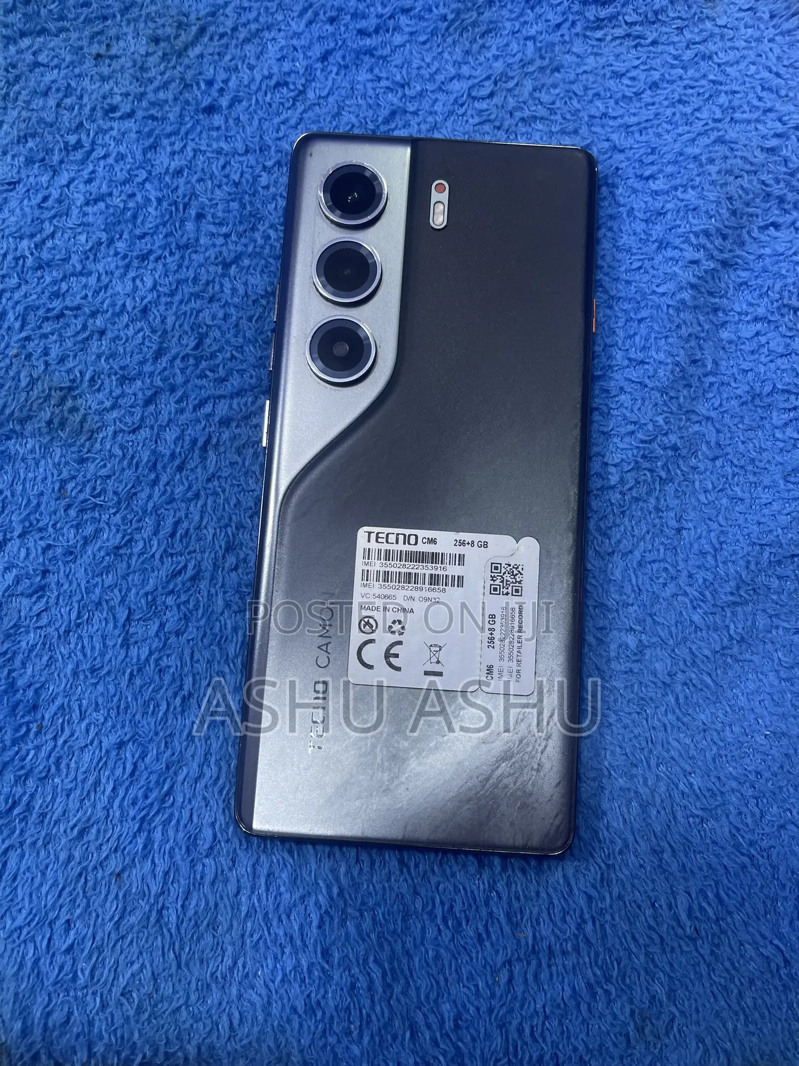 Tecno Camon 40 Pro 5G 256 GB Graphite