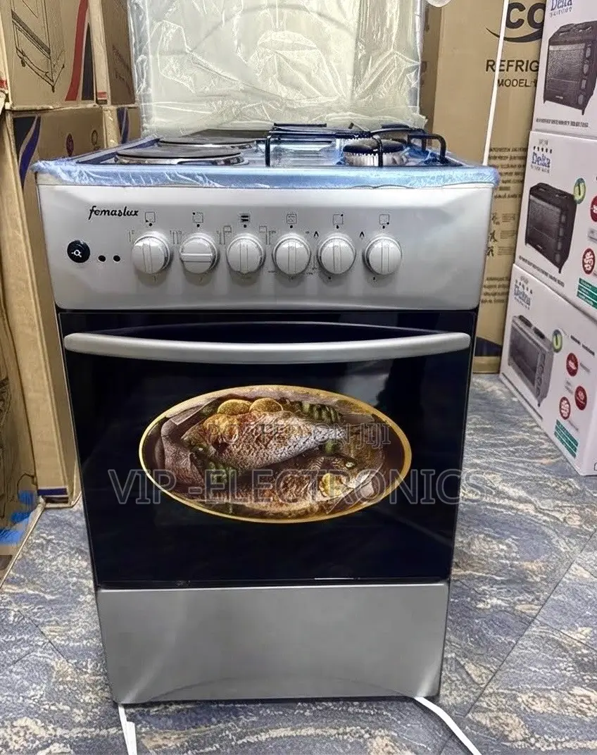 Femaslux Oven 50x50 Freestanding Combination Cooker & – Gas & Electric