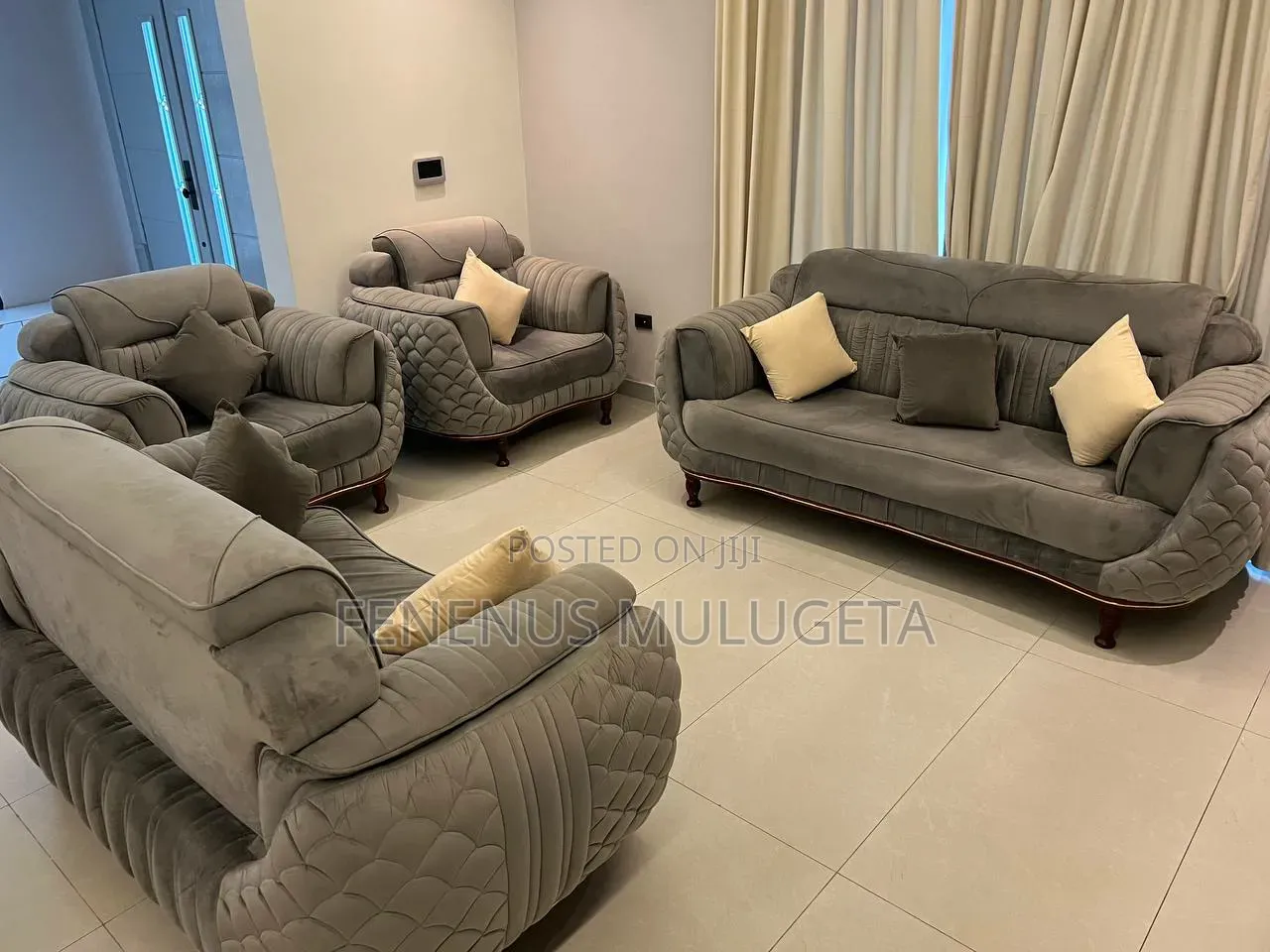 Sofa and Dining Table