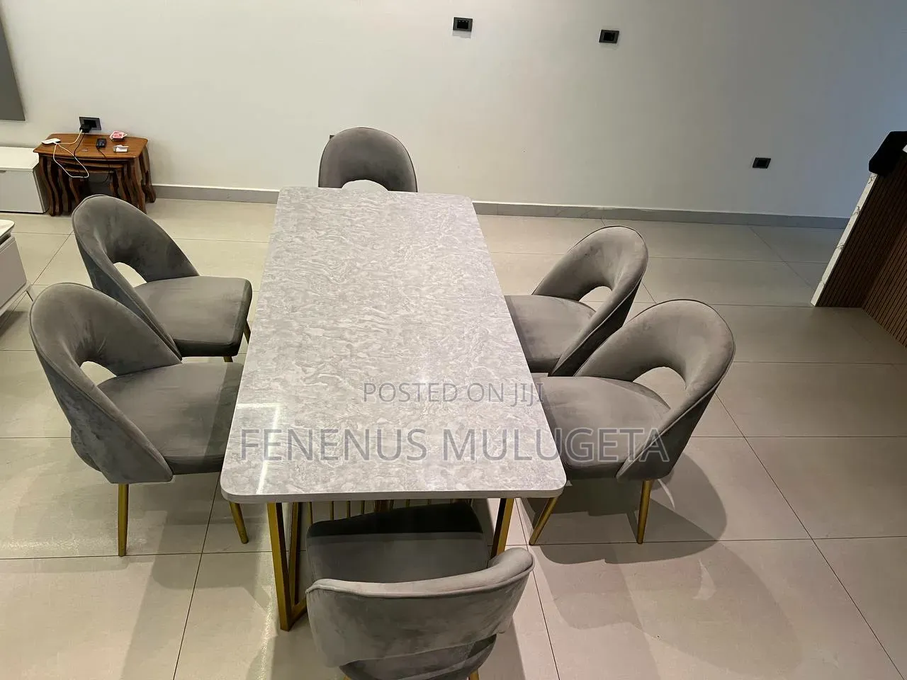 Sofa and Dining Table
