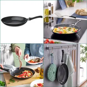 IKEA TAGGHAJ Frying Pan, Non-Stick Coating Black, 24 Cm