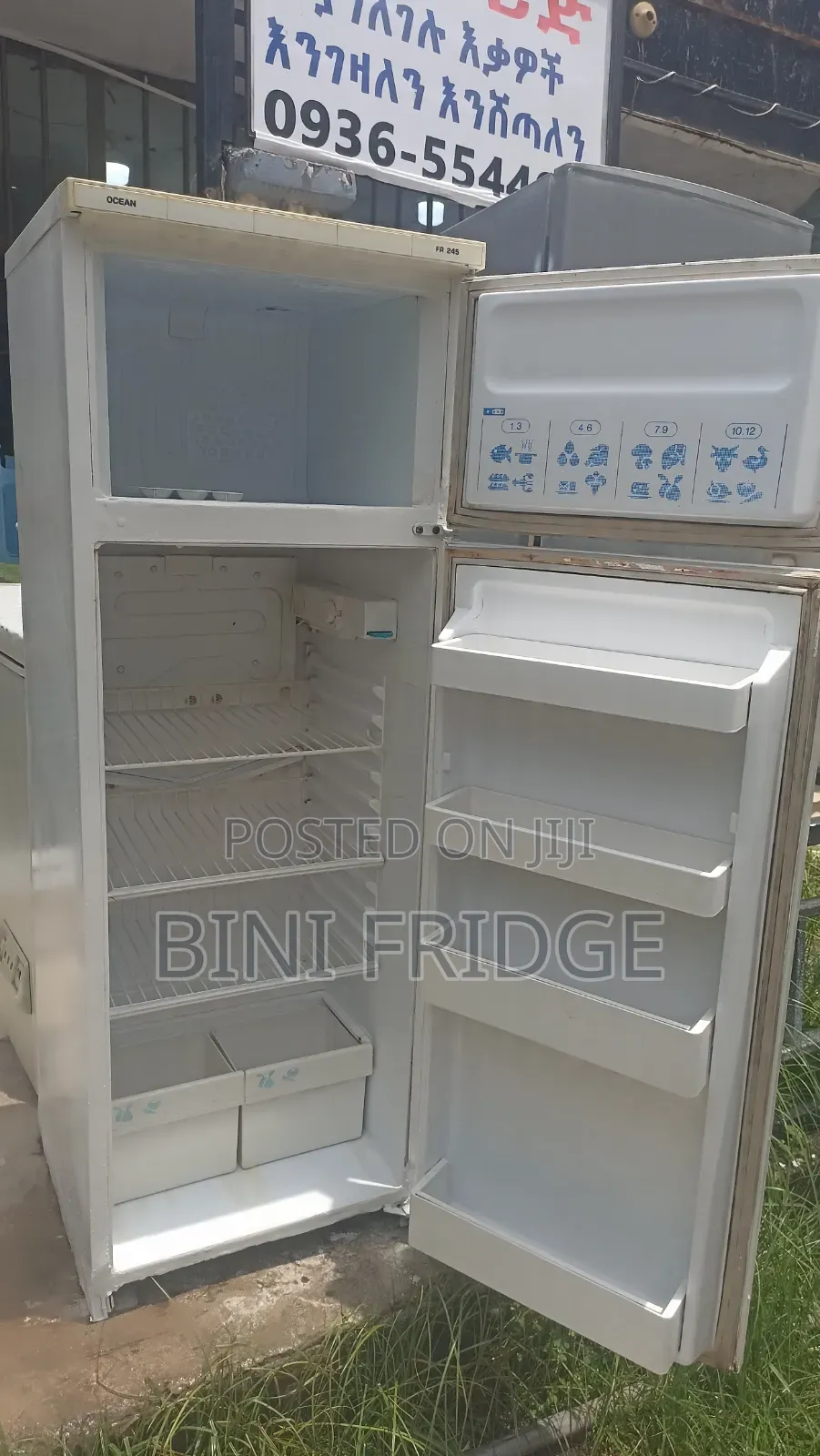 ፍሪጅ 220 ሊትር ንፁ እቃ