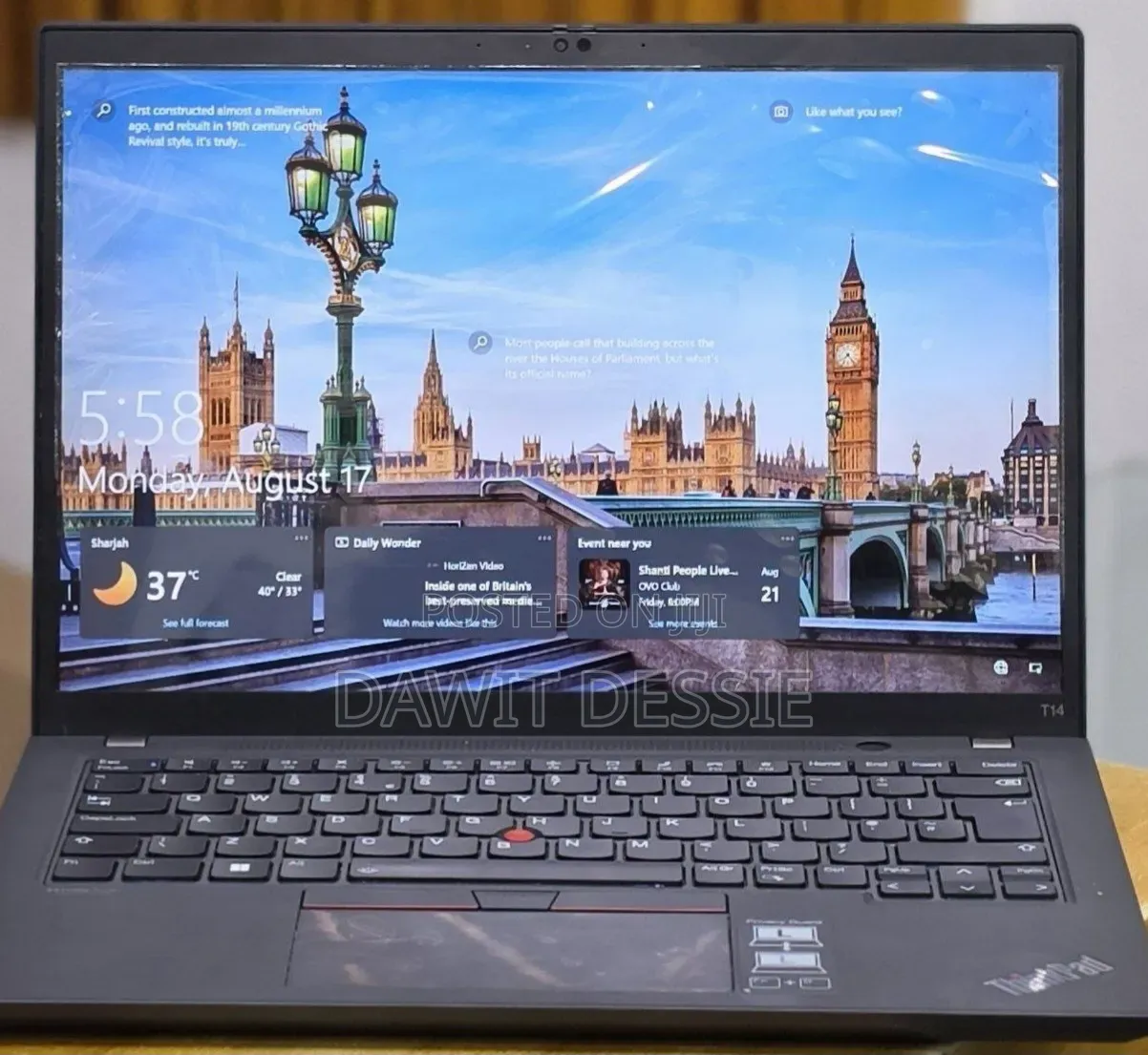 New Laptop Lenovo ThinkPad T14 G3 16GB Intel Core i7 SSD 512GB