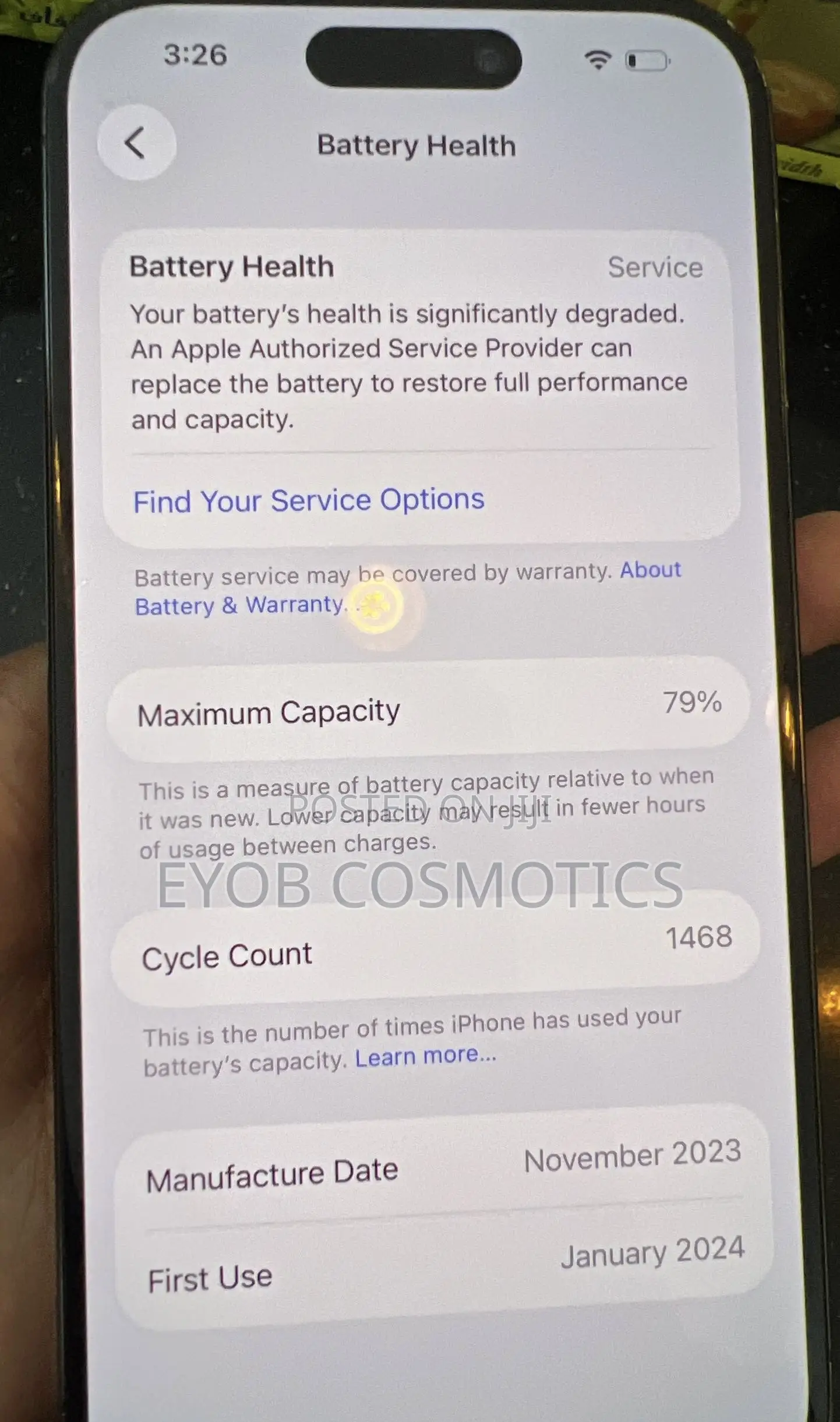 Apple iPhone 15 Pro 128 GB Silver