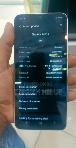 Samsung Galaxy A05s 128 GB Bronze
