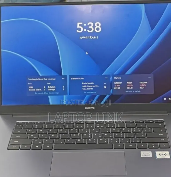 New Laptop Huawei 8GB Intel Core i3 SSD 256GB