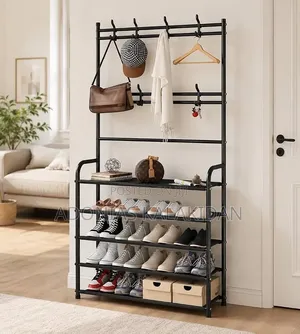 💥New Simple Floor Clothes Rack