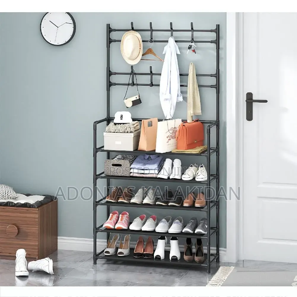 💥New Simple Floor Clothes Rack