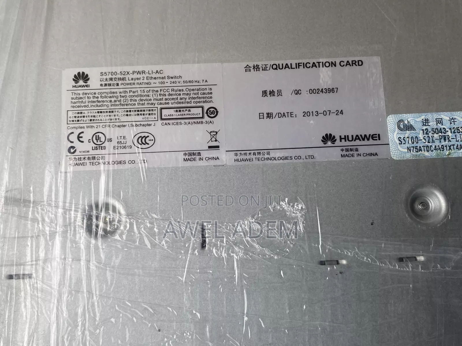 Huawei Series S5700-52x-PWR-Li-AC 48,Por POE+ 10GE SFP+Ethernet Switch