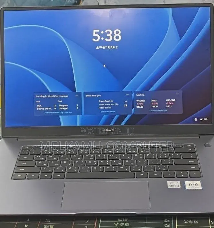 New Laptop Huawei Matebook D 15 8GB Intel Core i3 SSD 256GB