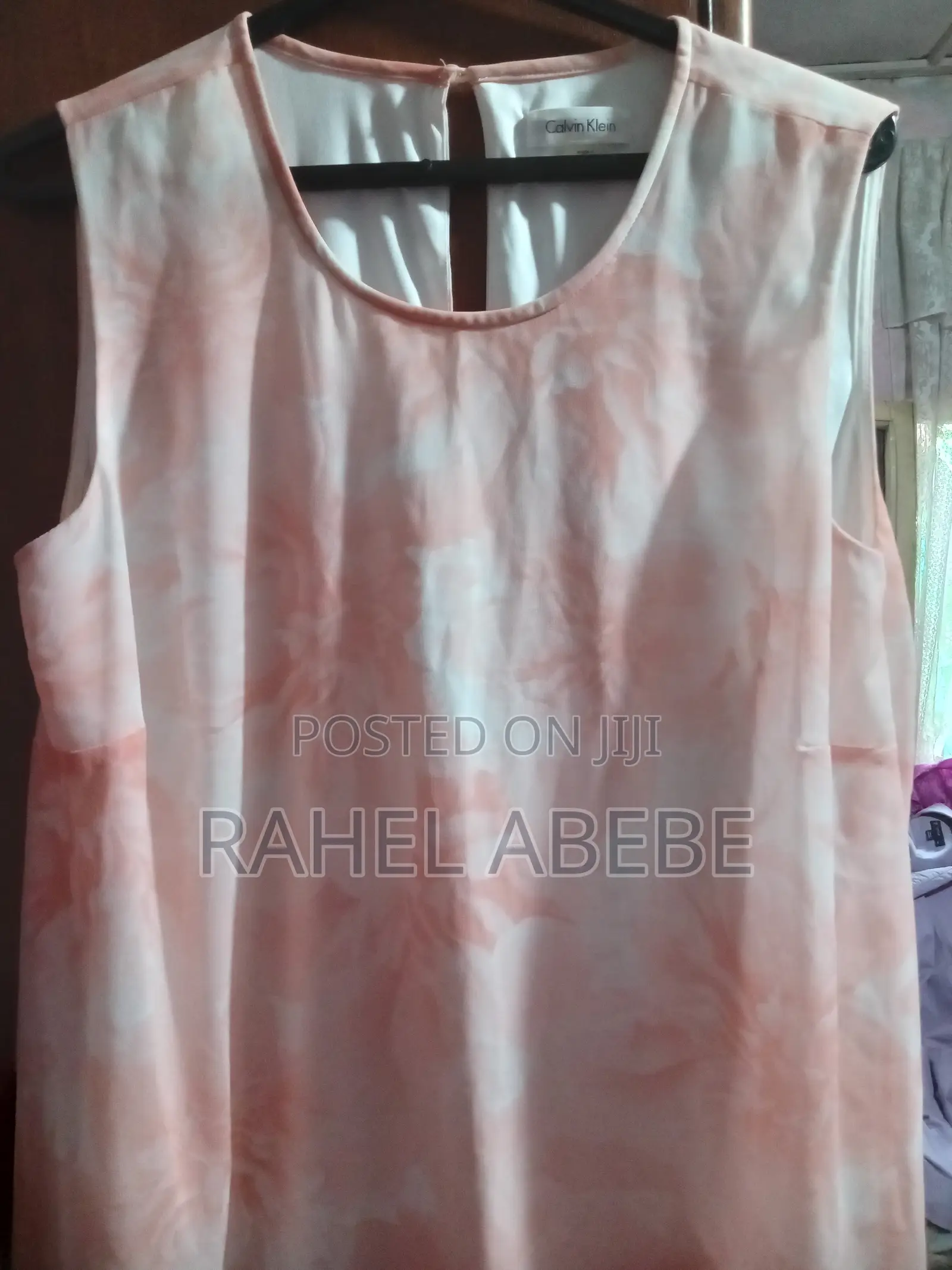 Calvin Klein Chiffon Shift Dress