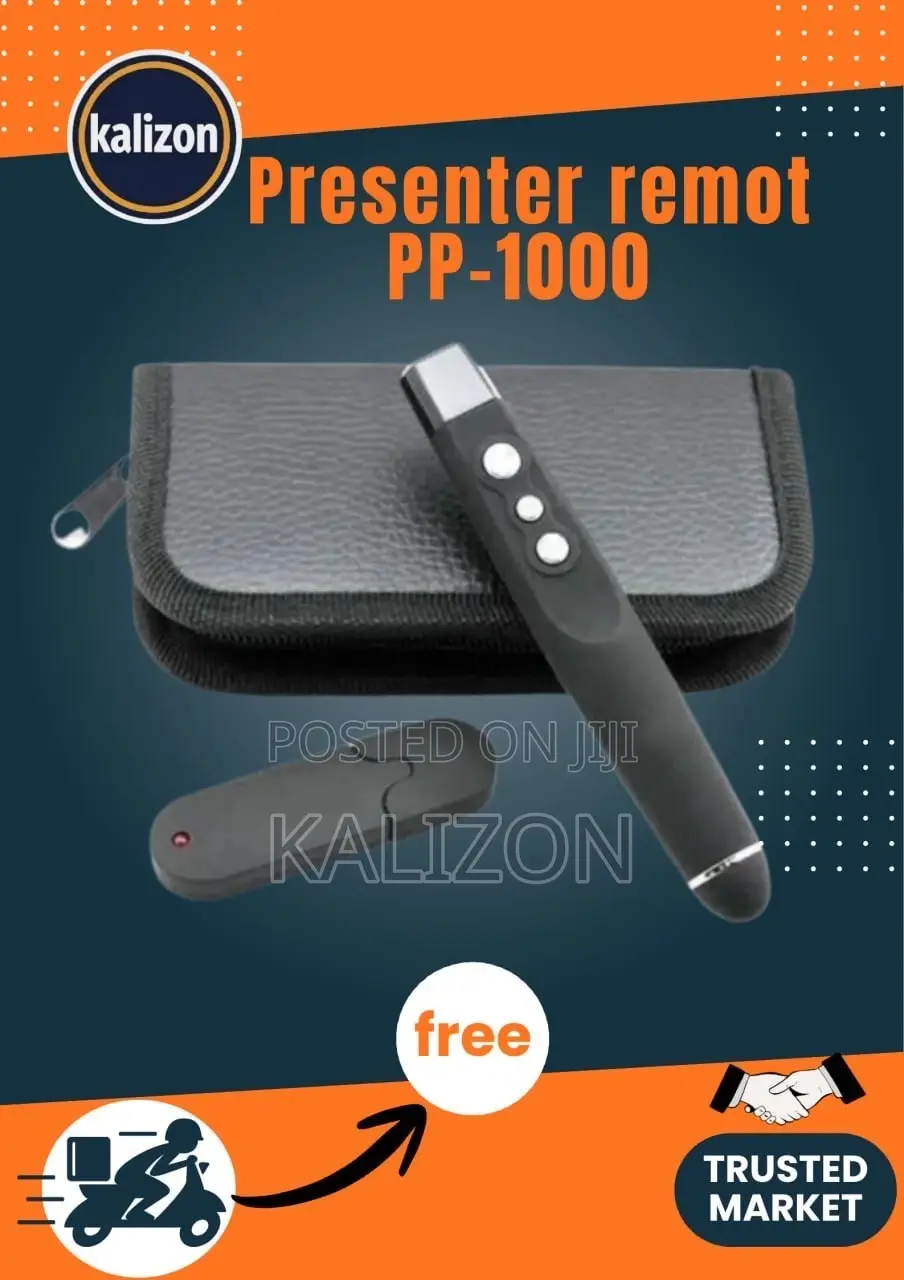 የፕረዘንቴሽን ሪሞት (የლዘር ፖይንተር) PP-1000 Wireless Laser Presentation Remote