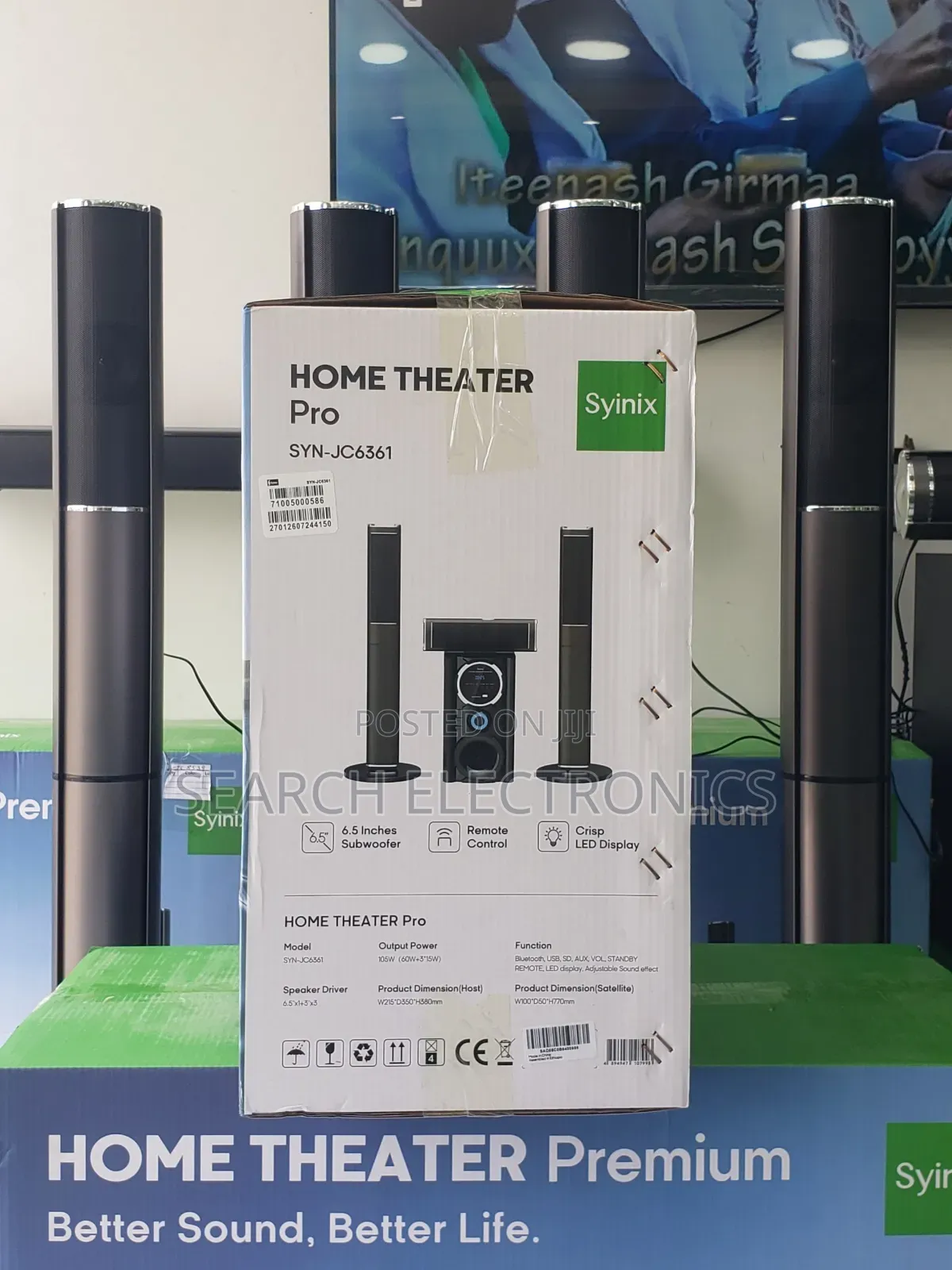 Syinix 4,in1 Home Theater Multimedia Speaker