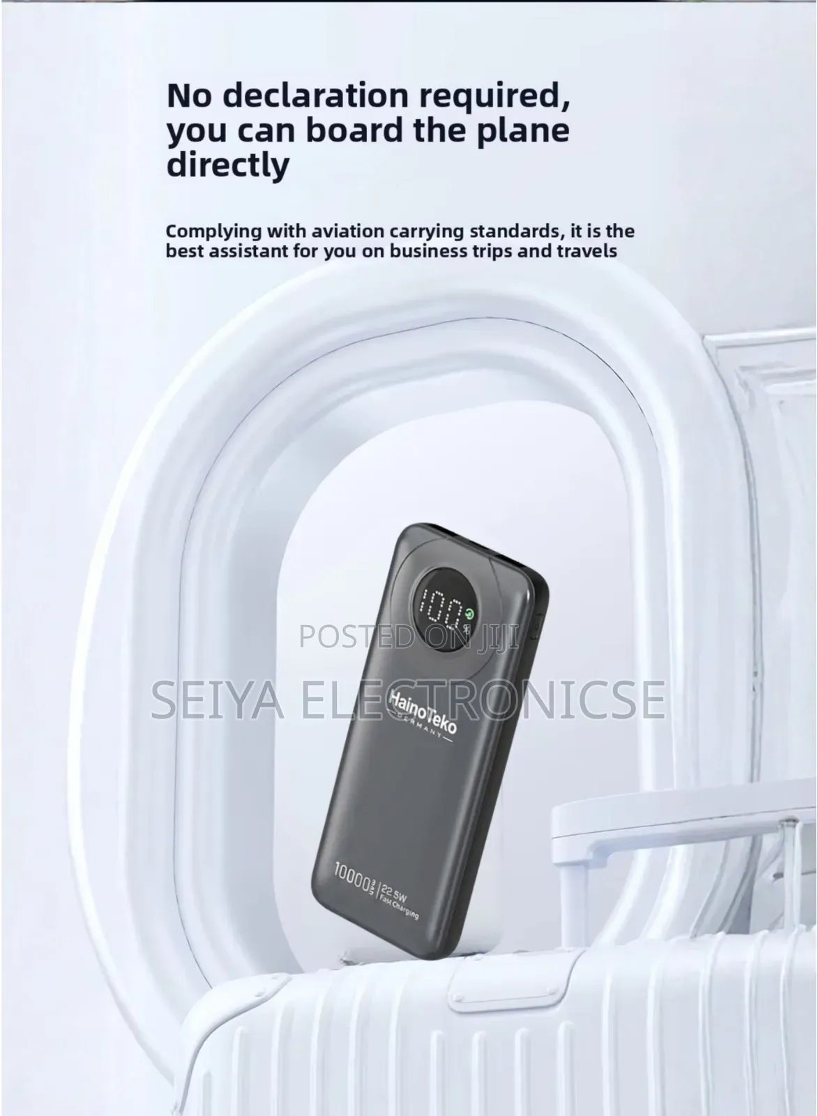 HainoTeko Power Bank 10,000mAh Portable Charger Featuring 22.5W Fast