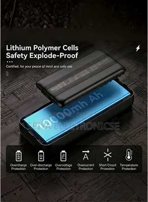 HainoTeko Power Bank 10,000mAh Portable Charger Featuring 22.5W Fast