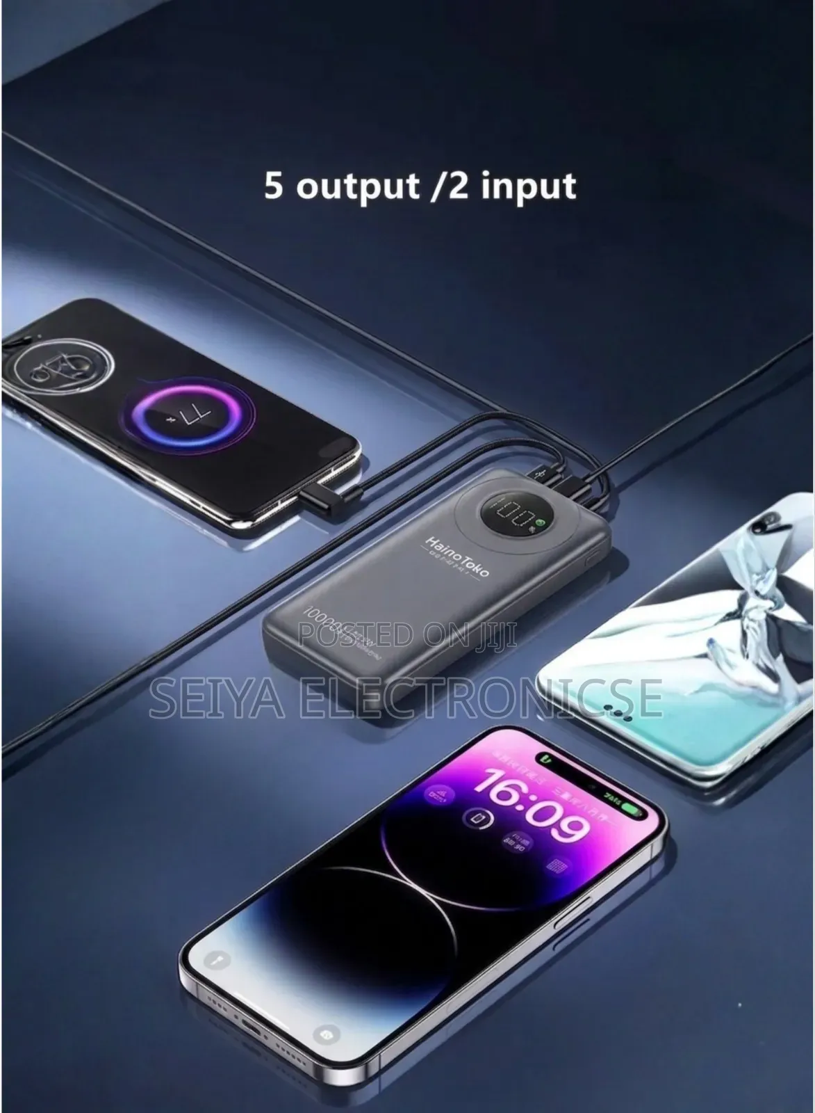 HainoTeko Power Bank 10,000mAh Portable Charger Featuring 22.5W Fast