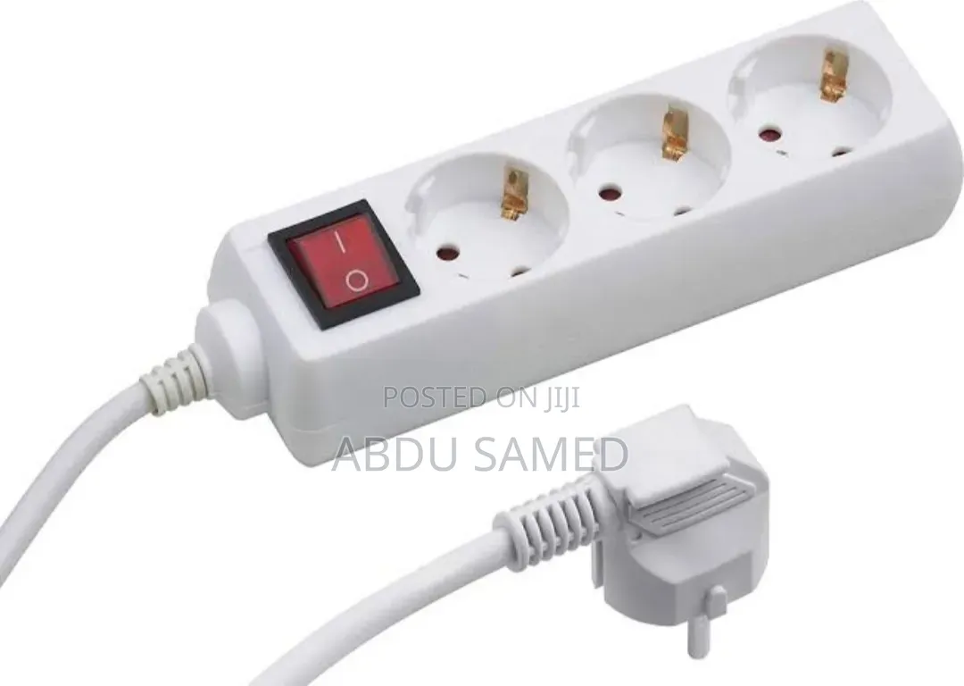 Electrical Power Strip With an Extension Cord