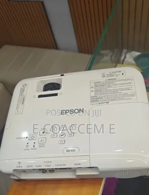 Epson EB-X31 LCD Projector in White With Top Con