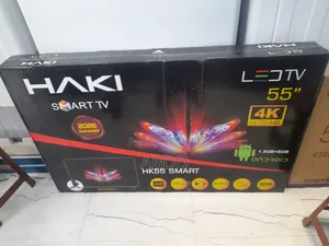 Haki Smart Led TV 55 Inch Andraid Doubel Gelass Screen 2026 Hifi Sp