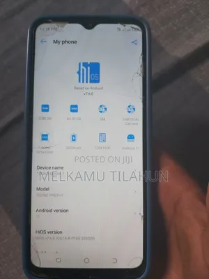 Tecno Spark 7 64 GB Black