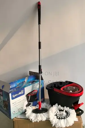 100% ኦርጂናል እራሱ የሚጨምቅ መወልወያ Mop Spin
