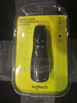 Logitech R400 Wireless Presentation Remote With Red Laser Pointer