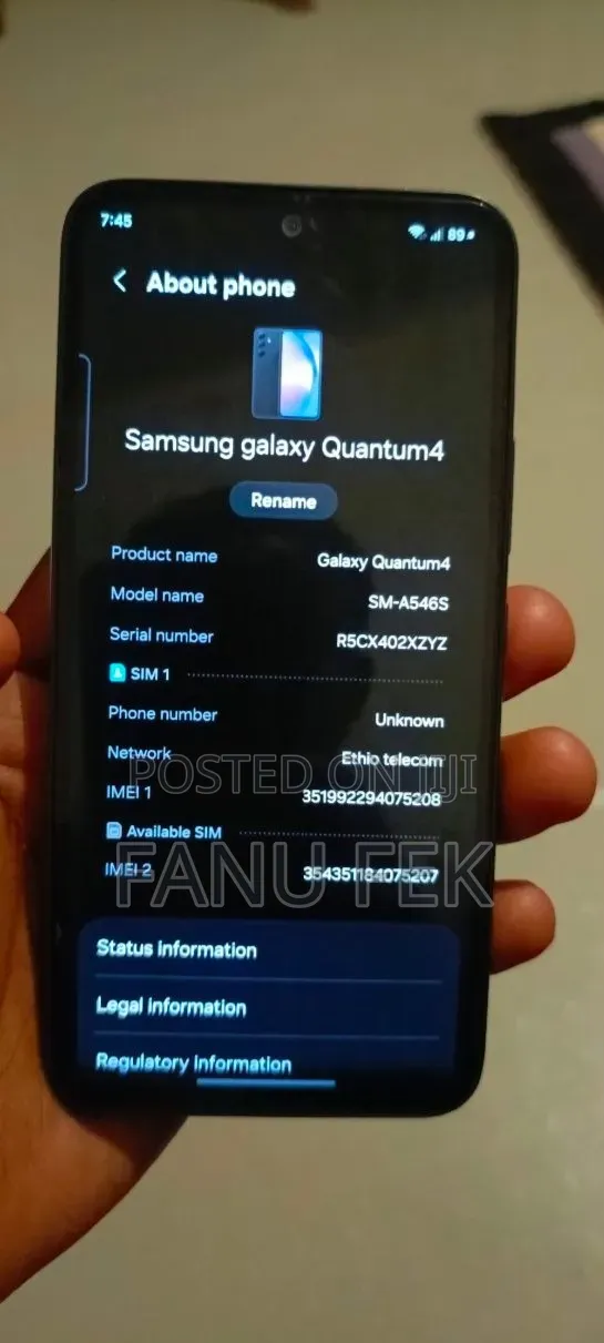 New Samsung Galaxy A54 5G 128 GB Blue