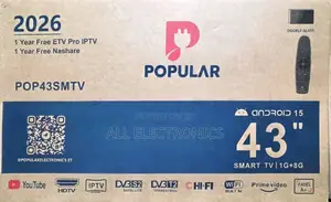 New 2026 Popular 43''android TV
