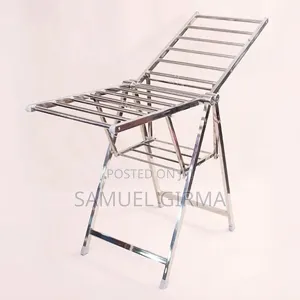 ባለ 2 ክንፍ የልብስ ማስጫ Folding Drying Rack
