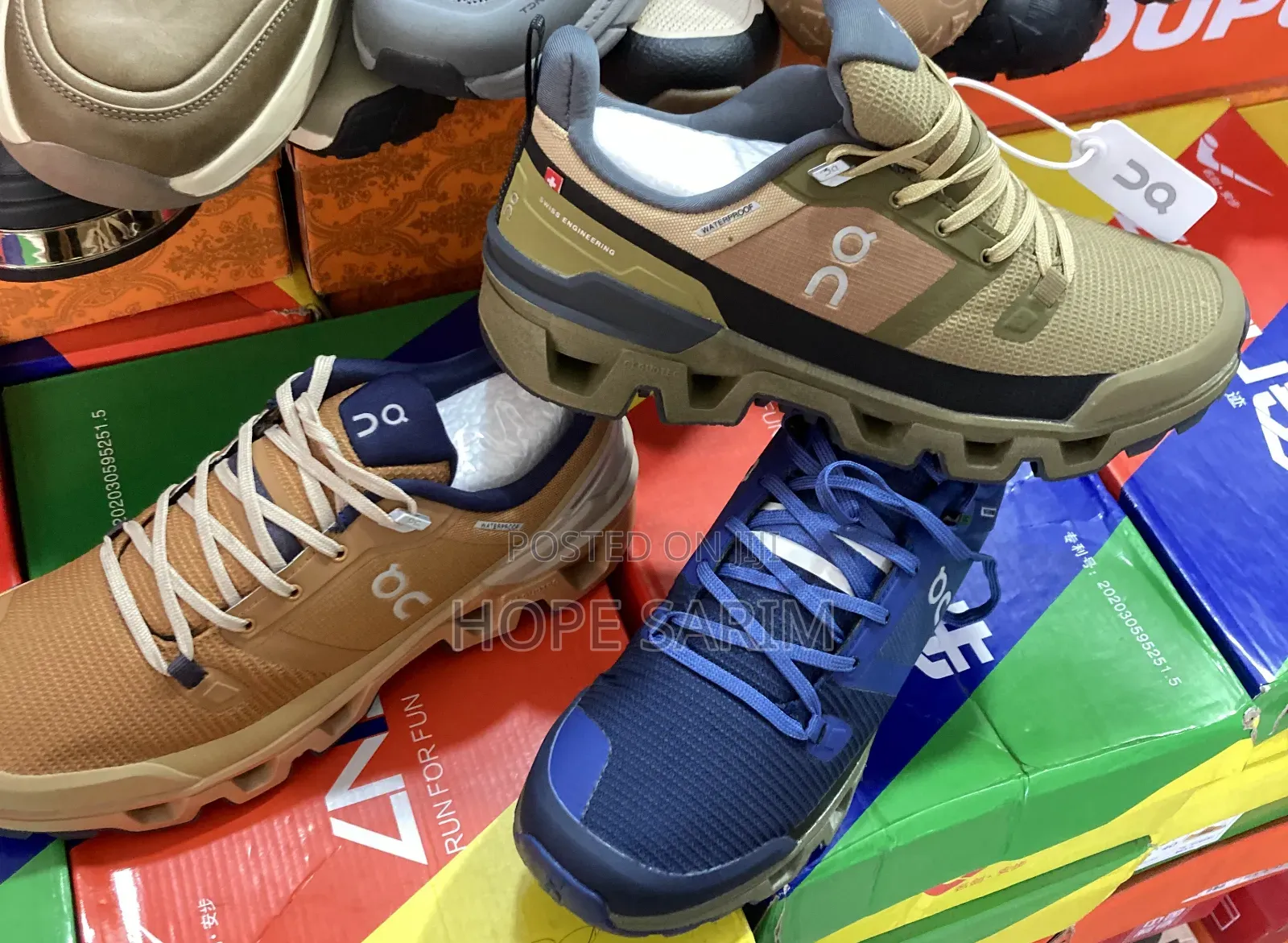 Swiss on Cloudventure Waterproof Trail Shoes