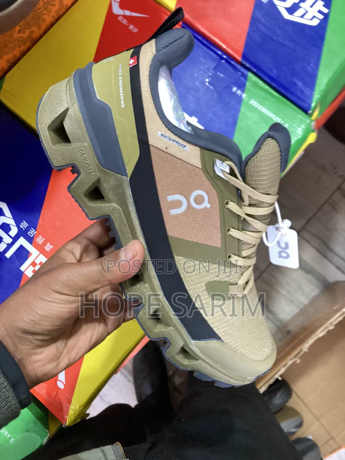 Swiss on Cloudventure Waterproof Trail Shoes